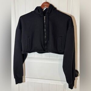 booty by brabants cropped zip-up hoodie